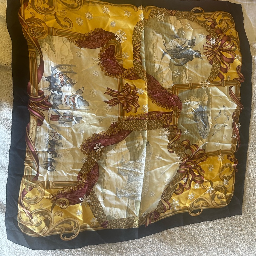 Salvatore Ferragamo Winter, Silk Scarf